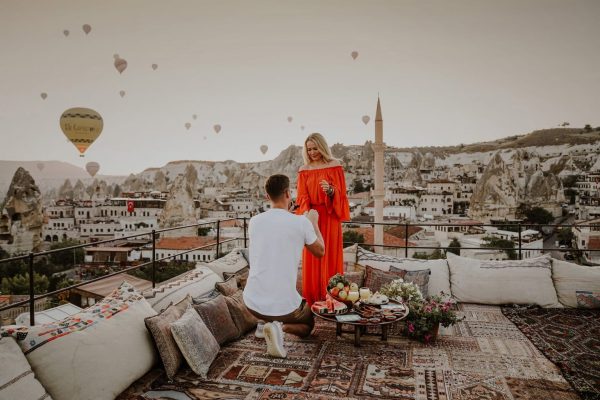 Marriage Proposal Surprise & Engagement in Cappadocia